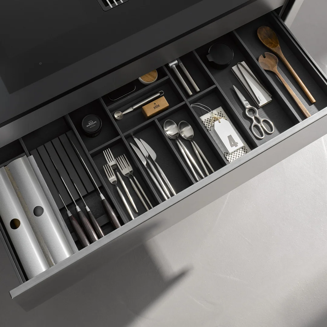 meubles de cuisine range-couverts intégrés
